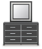 Zuraleus Upholstered Bed, Dresser, Mirror and 2 Nightstands