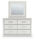 Zuraleus Upholstered Panel Bed, Dresser, Mirror, Chest and Nightstand