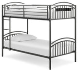 Lanceburg Twin over Twin Bunk Bed with Ladder