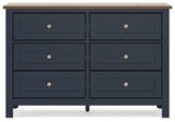 Landocken Panel Bed and Dresser
