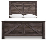 Wynnlow Crossbuck Panel Bed, Dresser, Mirror, and Nightstand