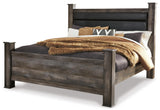 Wynnlow Upholstered Poster Bed and Dresser