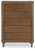 Corwyn Upholstered Bed, Chest and Nightstand