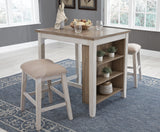 Hartwell Counter Height Dining Table and Bar Stools (Set of 3)