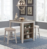 Hartwell Counter Height Dining Table and Bar Stools (Set of 3)