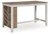 Skempton Counter Height Dining Table and 4 Bar Stools