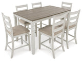 Hartwell Counter Height Dining Table and Bar Stools (Set of 7)