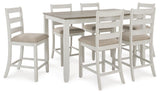 Hartwell Counter Height Dining Table and Bar Stools (Set of 7)