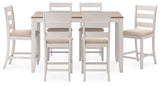 Hartwell Counter Height Dining Table and Bar Stools (Set of 7)