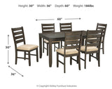 Dalton Dining Table and Chairs (Set of 7)