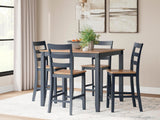 Millbrook Counter Height Dining Table and 4 Barstools (Set of 5)
