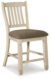 Vanderley Counter Height Dining Table and 4 Barstools and Bench