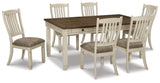 Vanderley Dining Table and 6 Chairs
