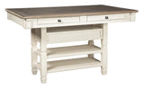 Vanderley Counter Height Dining Table and 6 Bar Stools