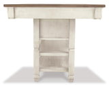 Vanderley Counter Height Dining Table and 6 Bar Stools