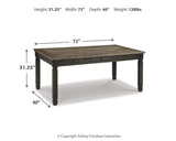 Pinehurst Dining Table and 4 Chairs