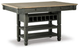 Pinehurst Counter Height Dining Table and 4 Barstools with Server