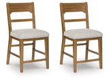 Cabalynn Counter Height Dining Table and 6 Barstools