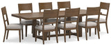 Cabalynn Extendable Dining Table and 8 Chairs