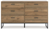 Deanlow Platform Panel Bed, Dresser, Chest and Nightstand