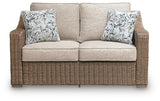 Laguna Heights Outdoor Sofa and Loveseat with Coffee Table
