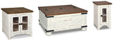 Wystfield Coffee Table and 2 End Tables