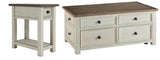 Vanderley Coffee Table with 1 End Table