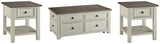 Vanderley Coffee Table and 2 End Tables