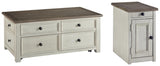 Vanderley Coffee Table with 1 End Table