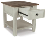 Vanderley Coffee Table with End Table and Chairside End Table