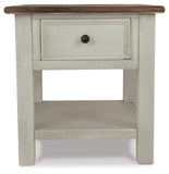 Vanderley Coffee Table with End Table and Chairside End Table