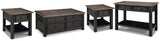 Pinehurst Coffee Table and 2 End Tables with Console