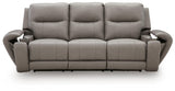 Real Moments Power Reclining Sofa with Audio Seating