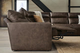 ModZ 7-Piece Power Reclining Sectional with Audio Consoles