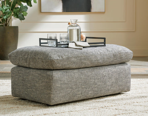 Dramatic Oversized Chair and Ottoman