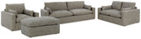 Dramatic Sofa, Loveseat, Oversized Chair and Ottoman