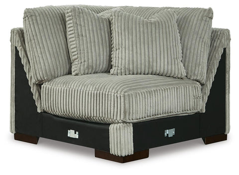 Lindyn 4-Piece Sectional with Chaise and Oversized Accent Ottoman