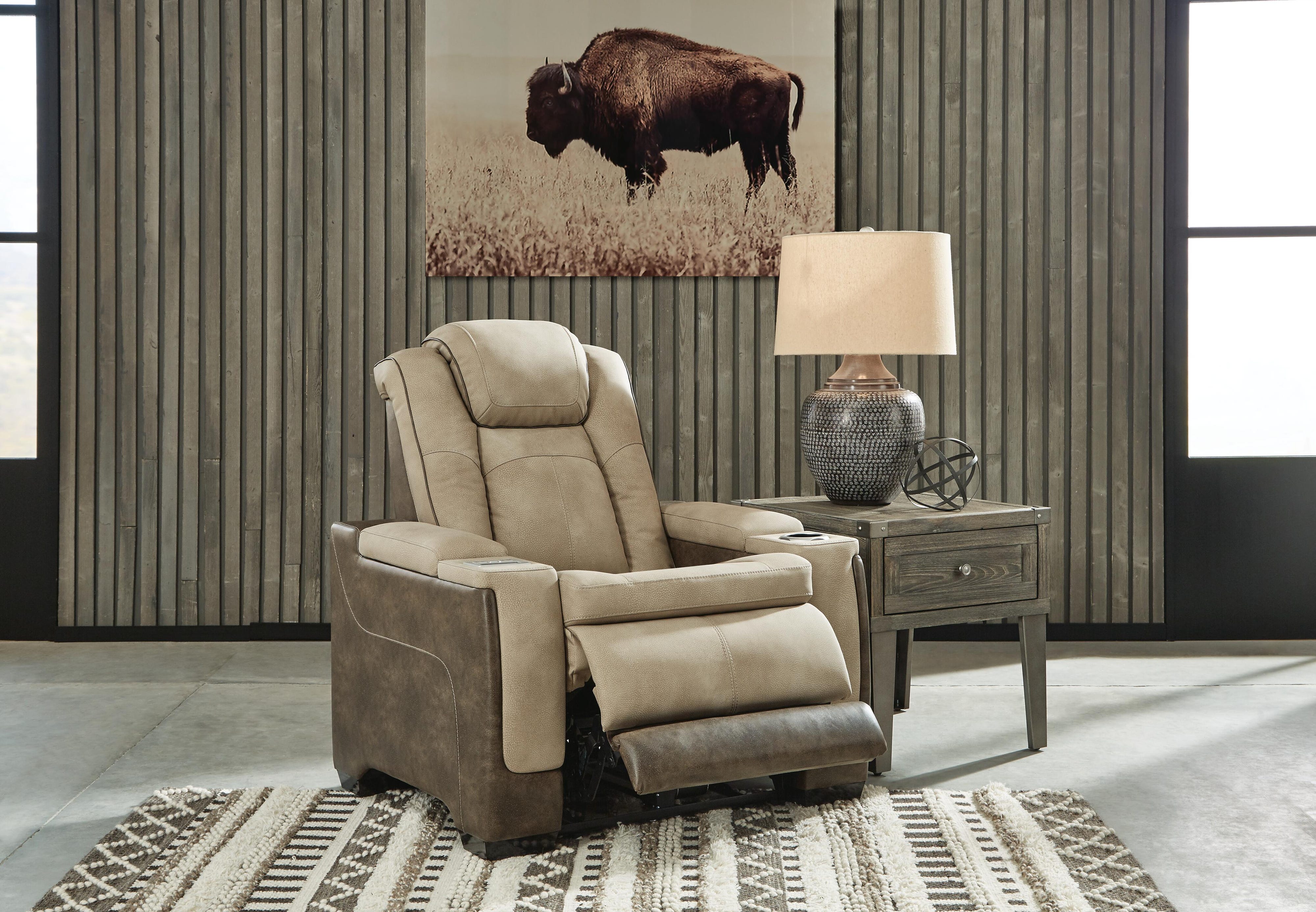 Next-Gen Durapella Power Reclining Loveseat and Power Recliner