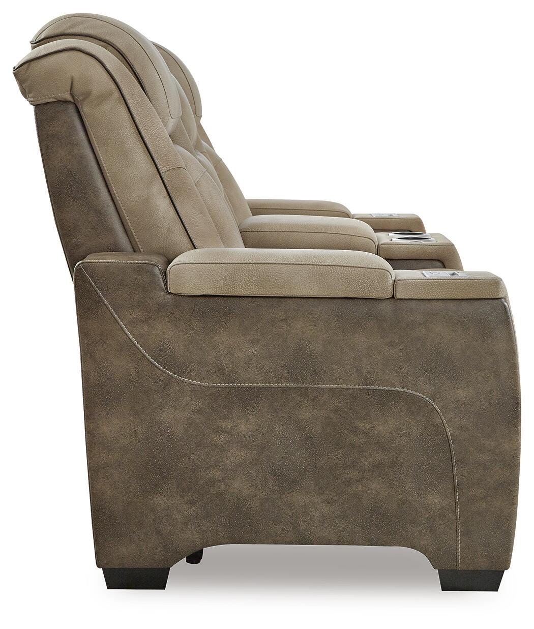 Next-Gen Durapella Power Reclining Loveseat and Power Recliner