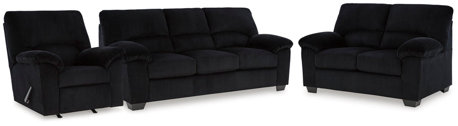 SimpleJoy Sofa, Loveseat and Recliner