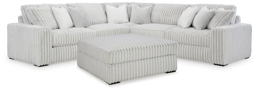Stupendous 3-Piece Sectional and Ottoman