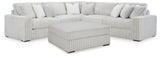 Stupendous 3-Piece Sectional and Ottoman