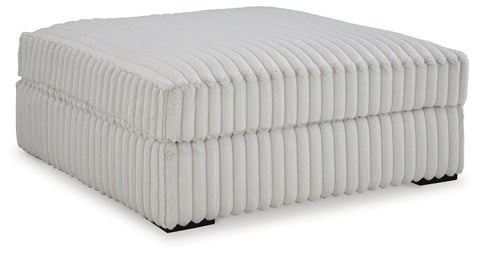 Stupendous 4-Piece Sectional, Oversized Chaise and Ottoman