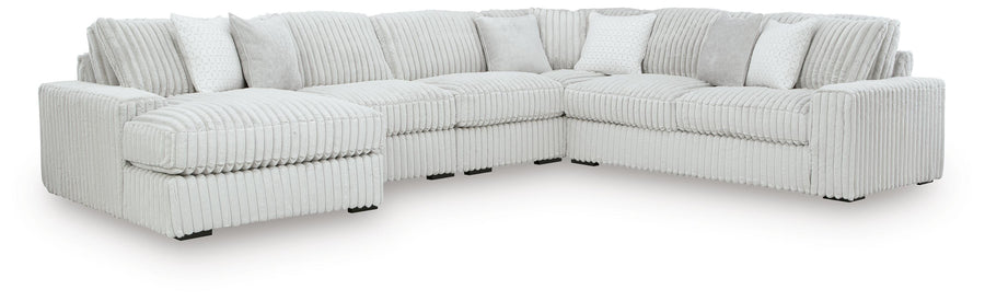 Stupendous 5-Piece Sectional with Chaise