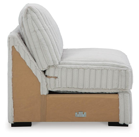 Stupendous 4-Piece Sectional, Oversized Chaise and Ottoman