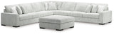 Stupendous 5-Piece Sectional and Ottoman
