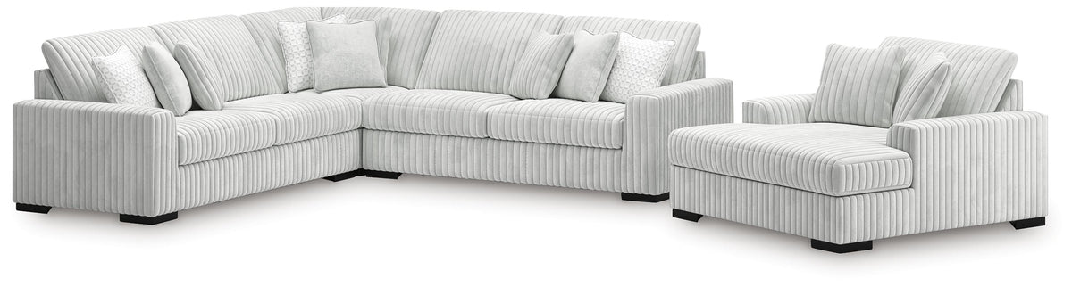 Stupendous 3-Piece Sectional and Oversized Chaise