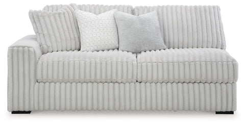 Stupendous 4-Piece Sectional, Oversized Chaise and Ottoman