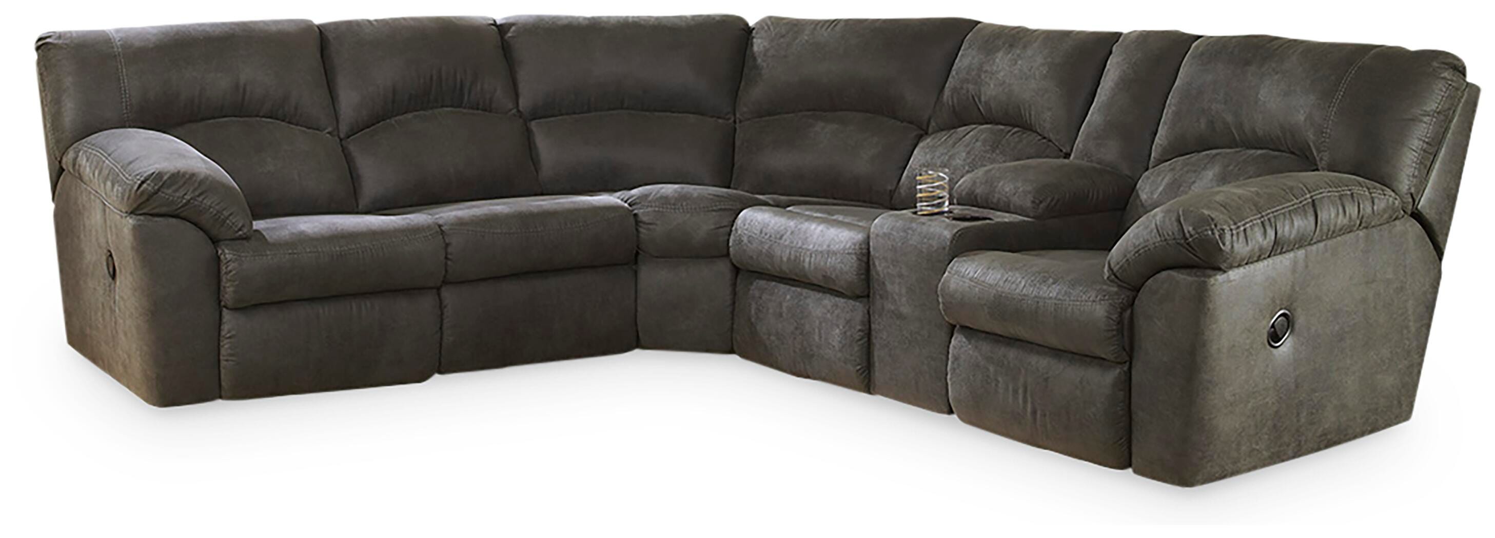 Tambo 2-Piece Reclining Sectional with Recliner Set