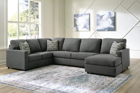 Edenfield 3-Piece Sectional with Ottoman